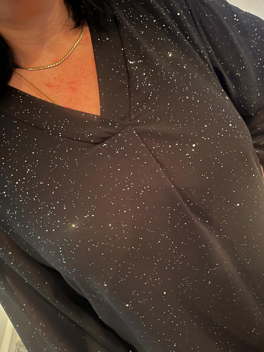 Blouse à paillettes