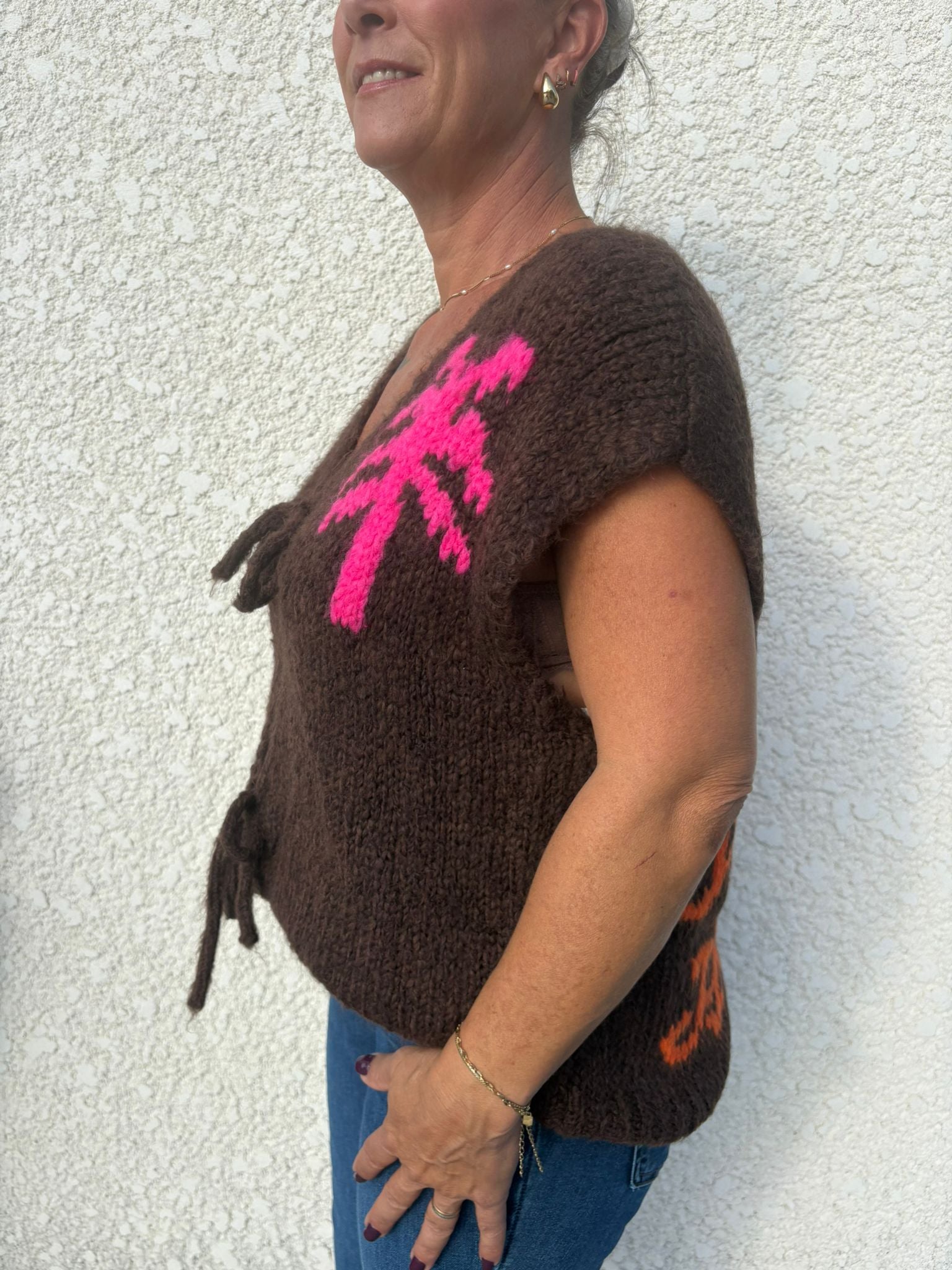 Gilet Palm chocolat