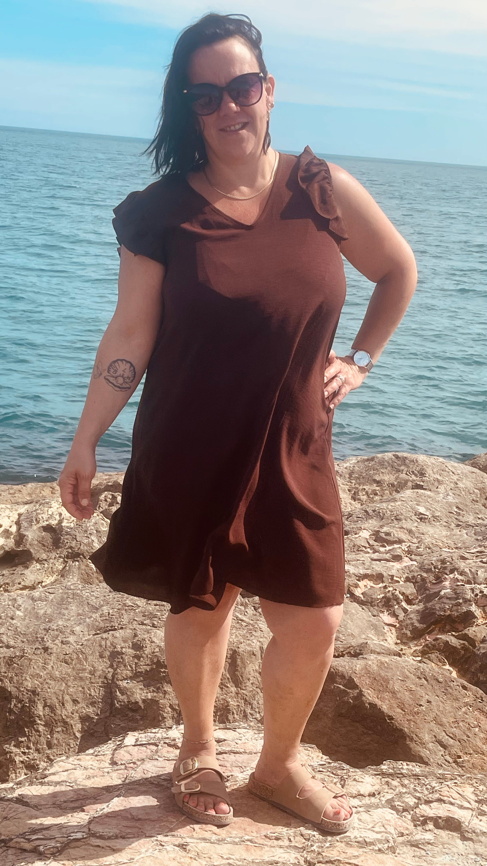 Robe Eva chocolat