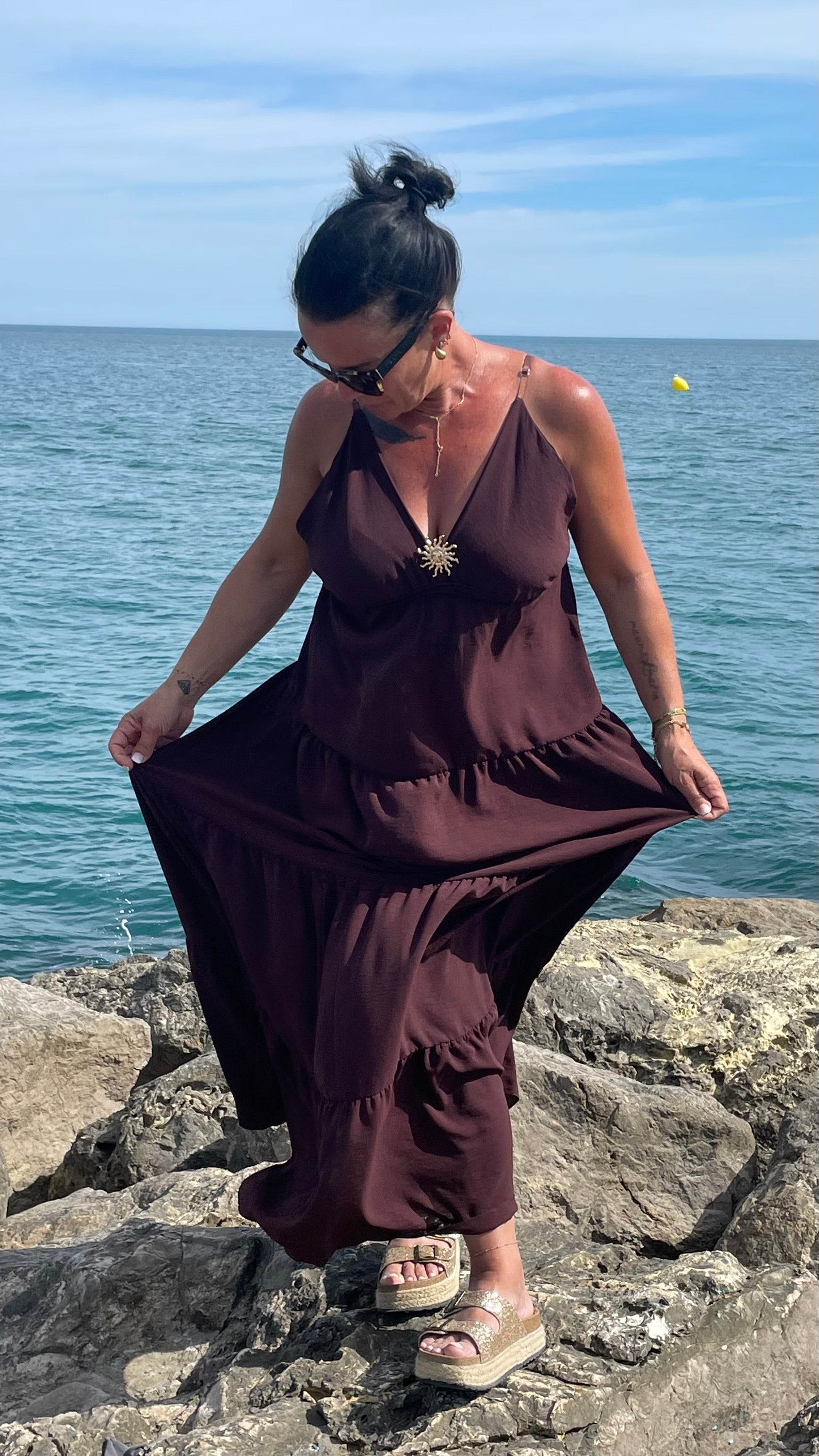 Robe soleil chocolat