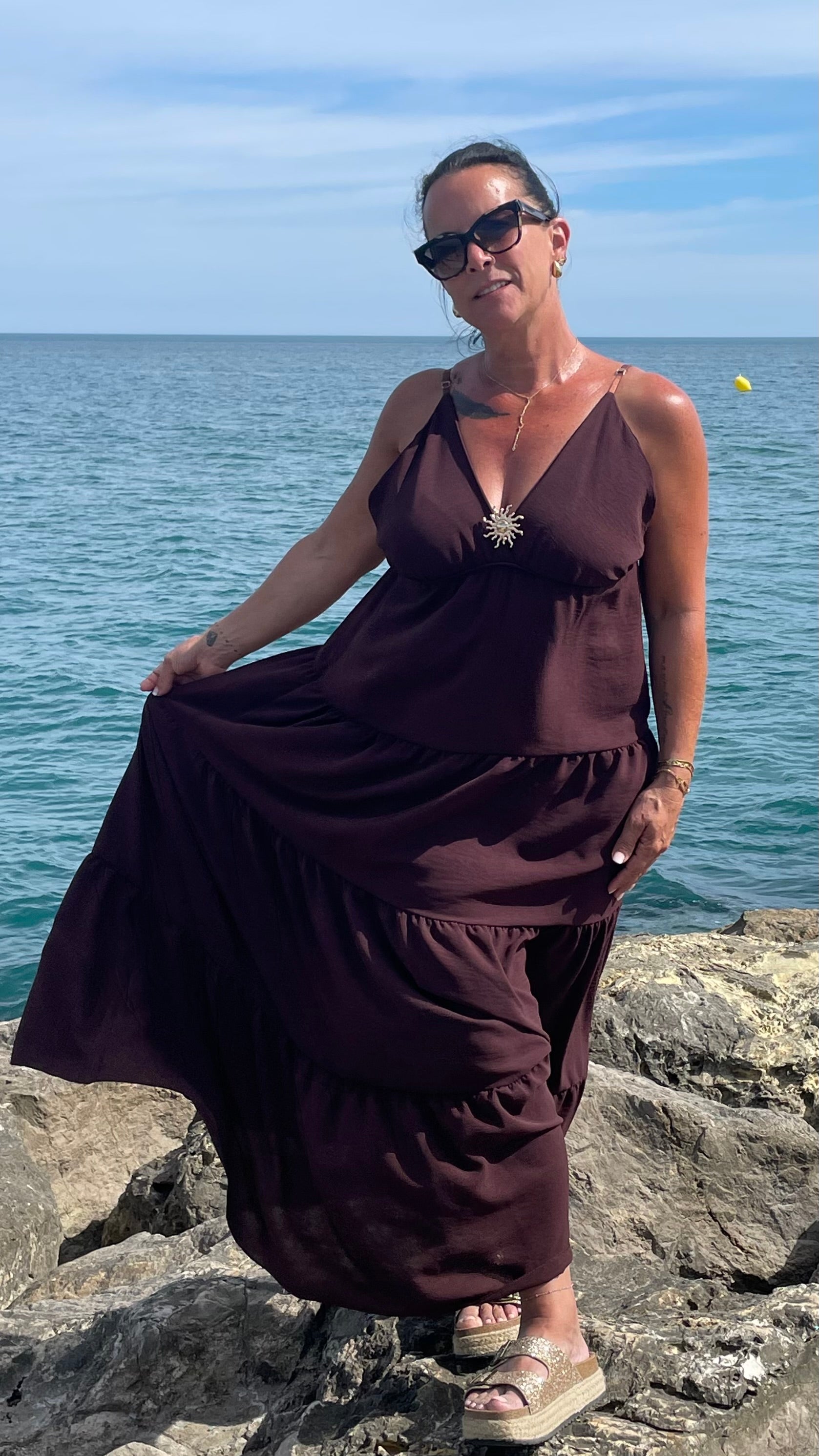 Robe soleil chocolat