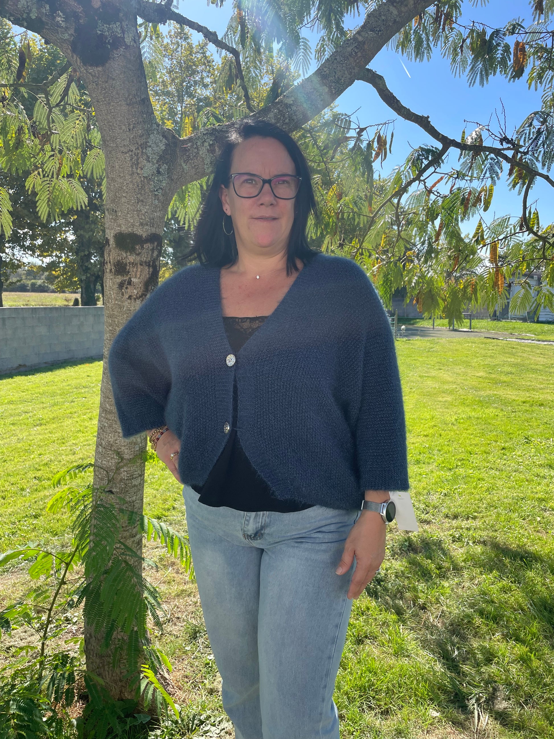 Veste manche chauve souris