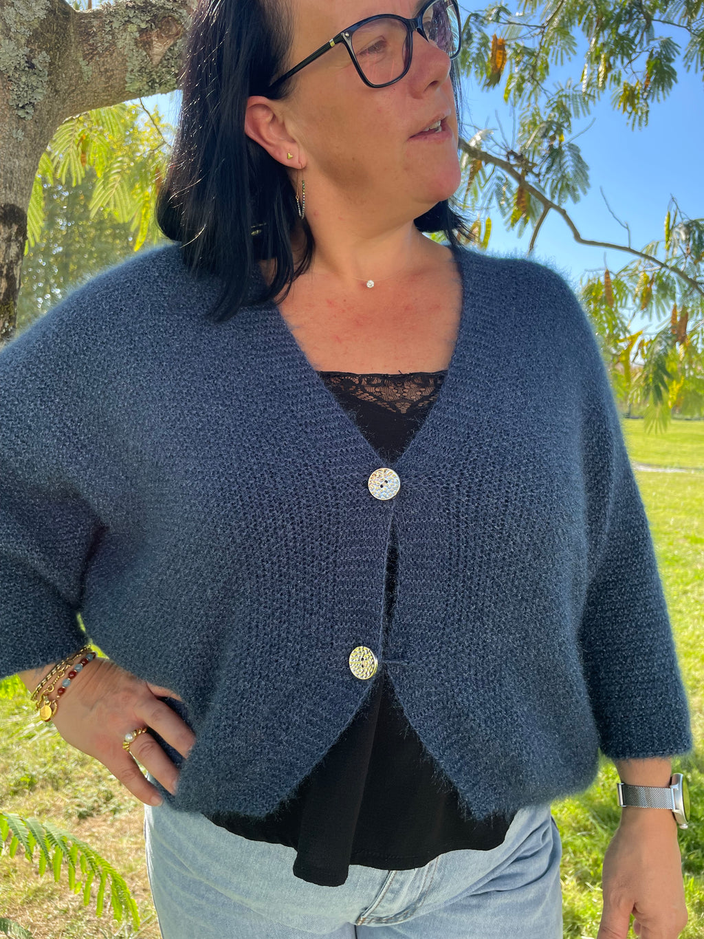 Veste manche chauve souris