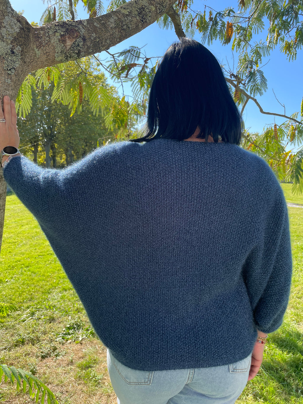 Veste manche chauve souris