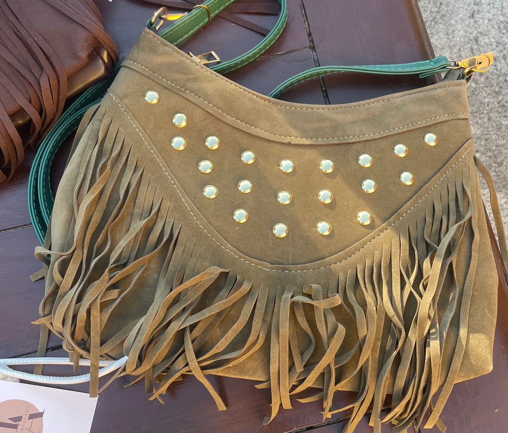 Sac clouté kaki
