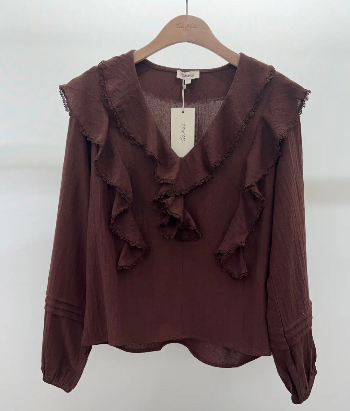 Chemisier chocolat