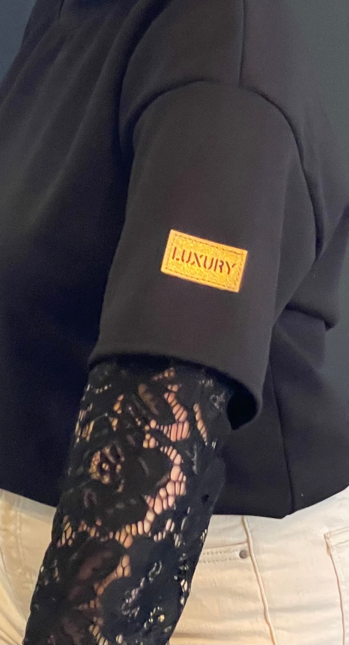 Top manches dentelles