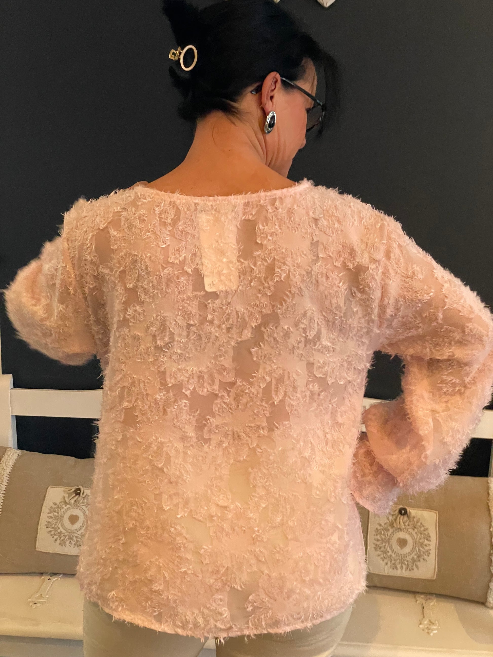 Blouse col V ou rond