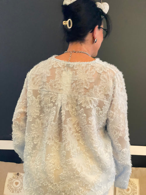 Blouse col V ou rond