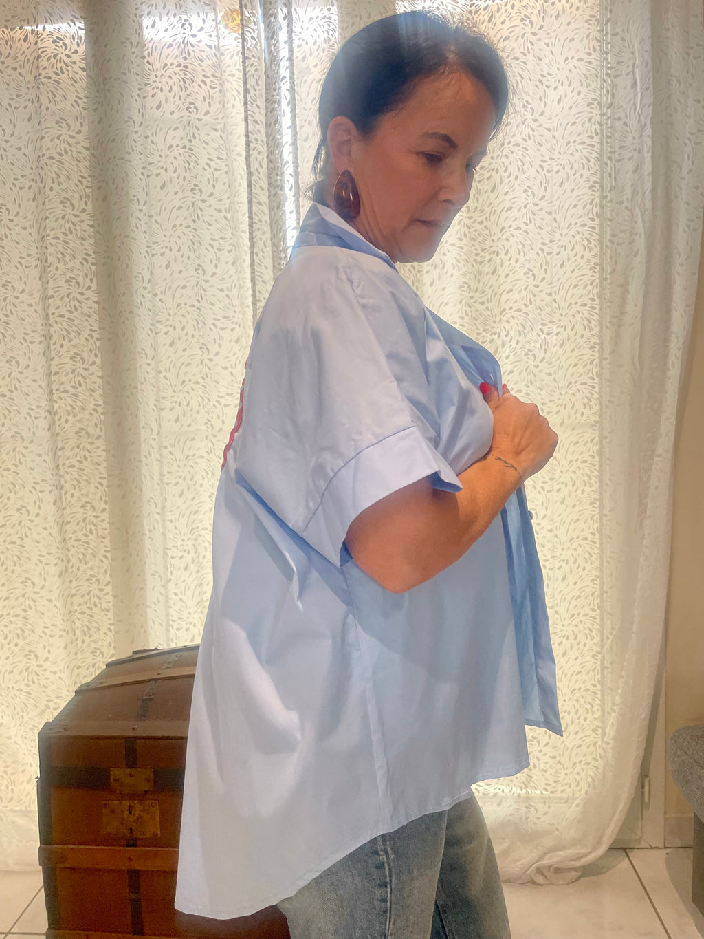CHEMISE CŒUR DOS