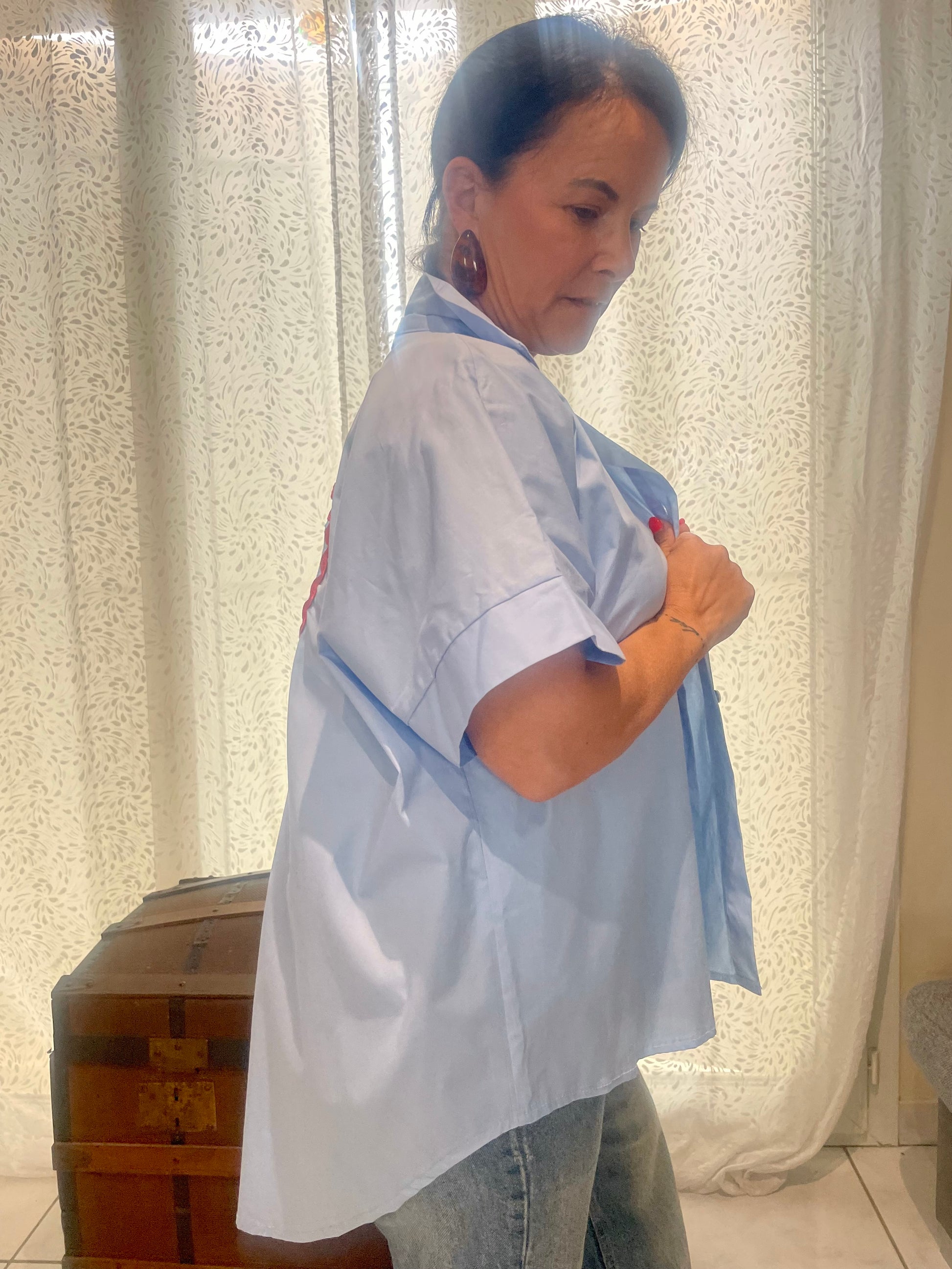 CHEMISE CŒUR DOS