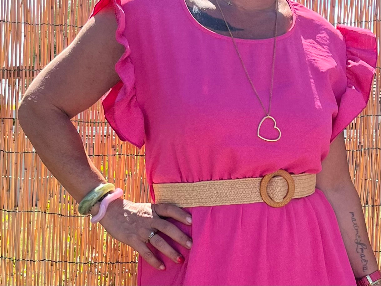 Robe Célia fushia