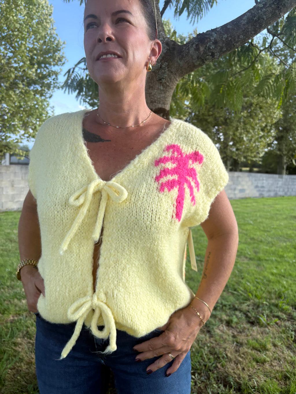 Gilet Palm jaune