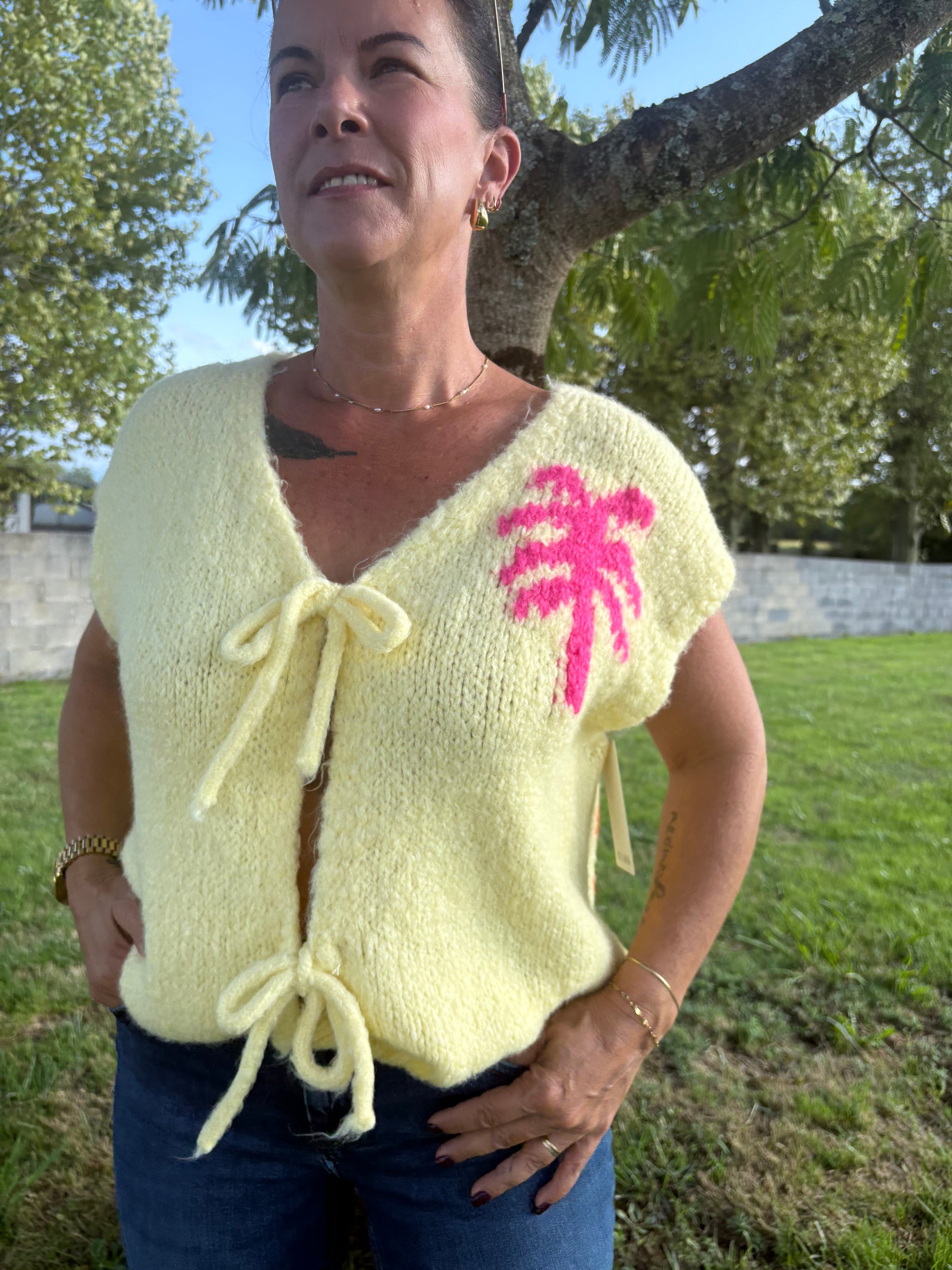 Gilet Palm jaune
