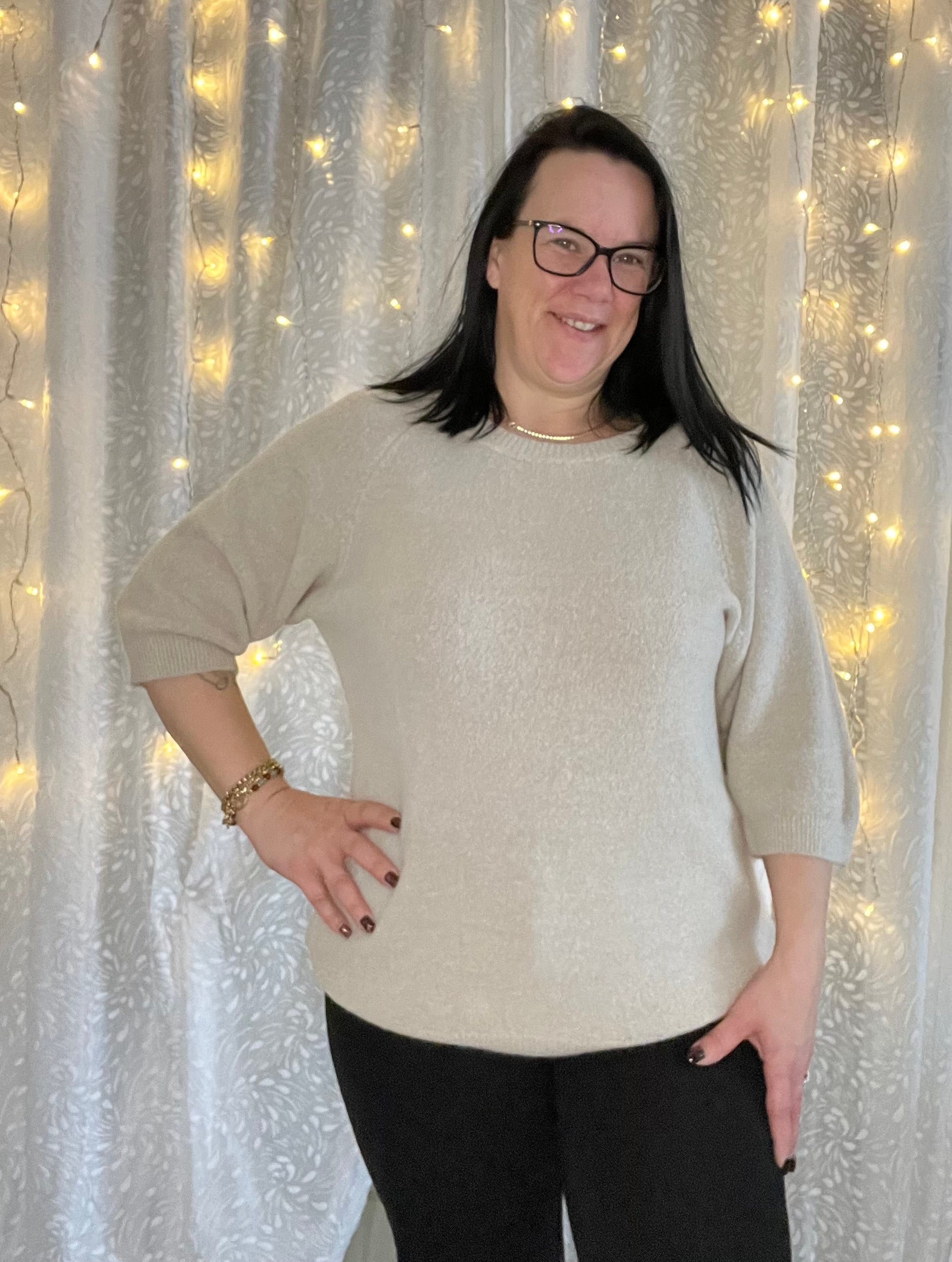 Pull Baby Alpaga Très Doux Manches 3/4