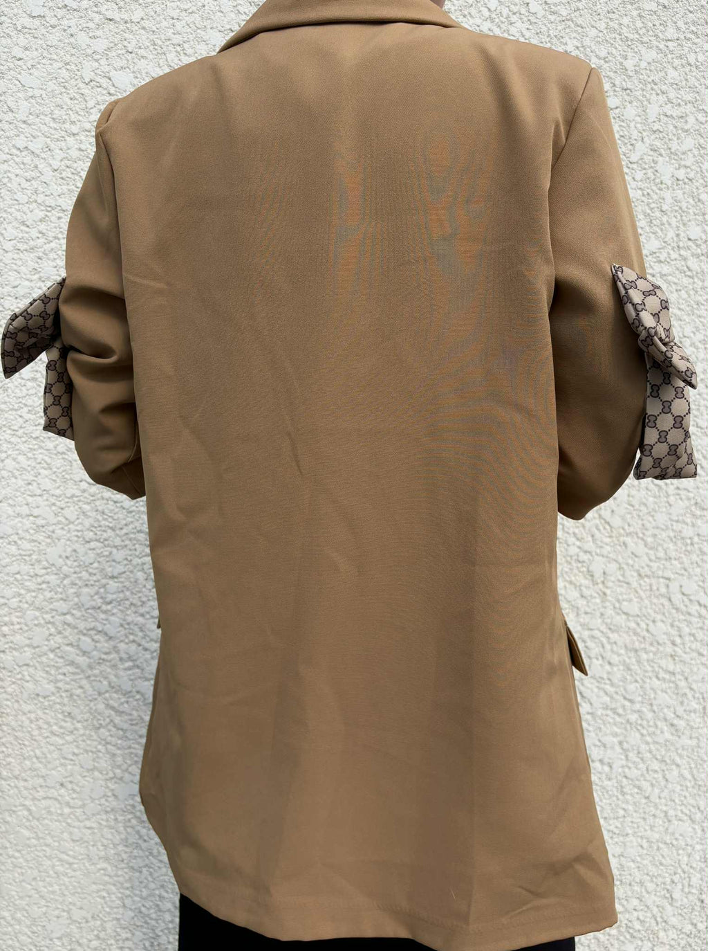 Veste oversize camel