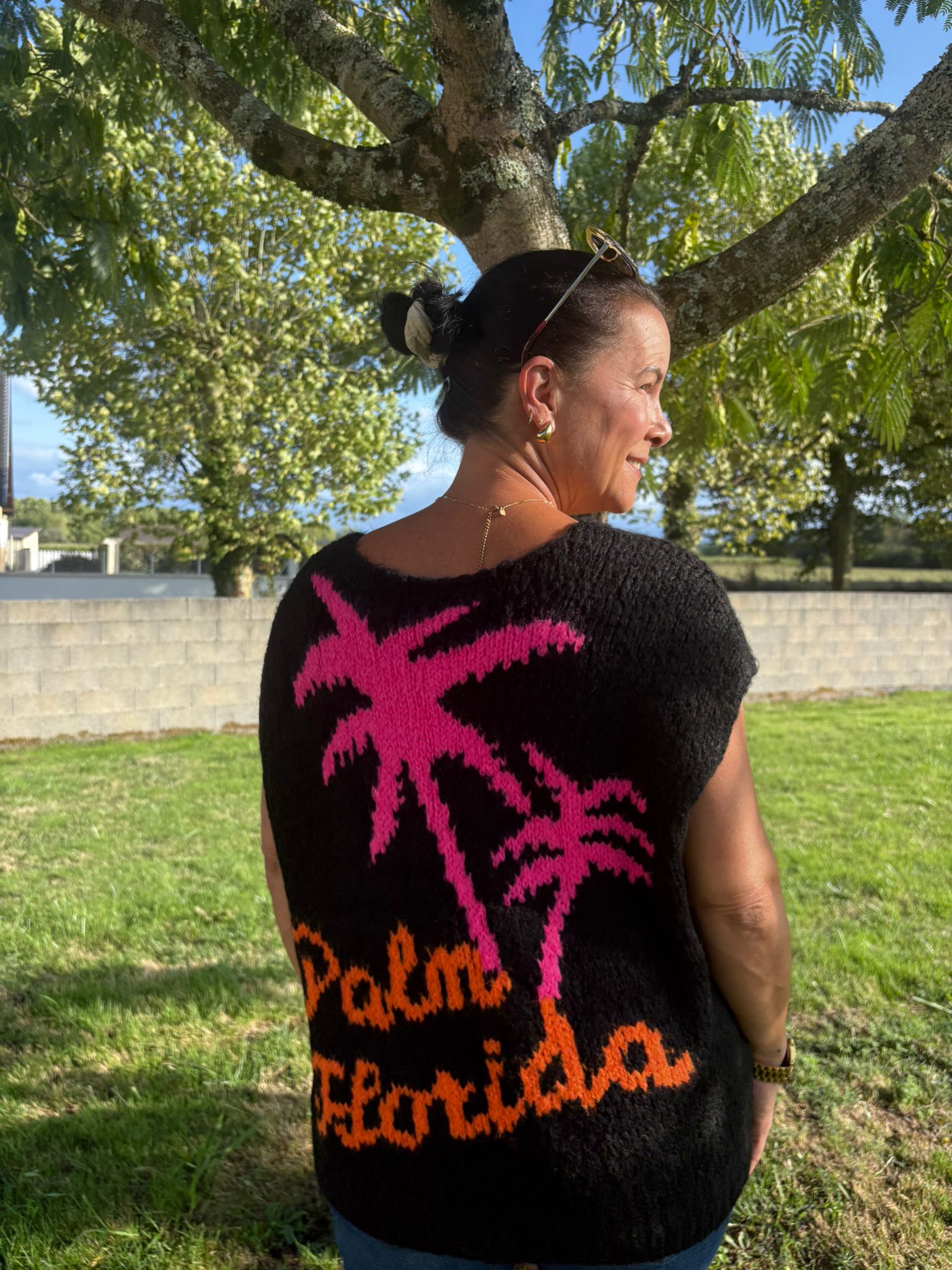 Gilet Palm noir