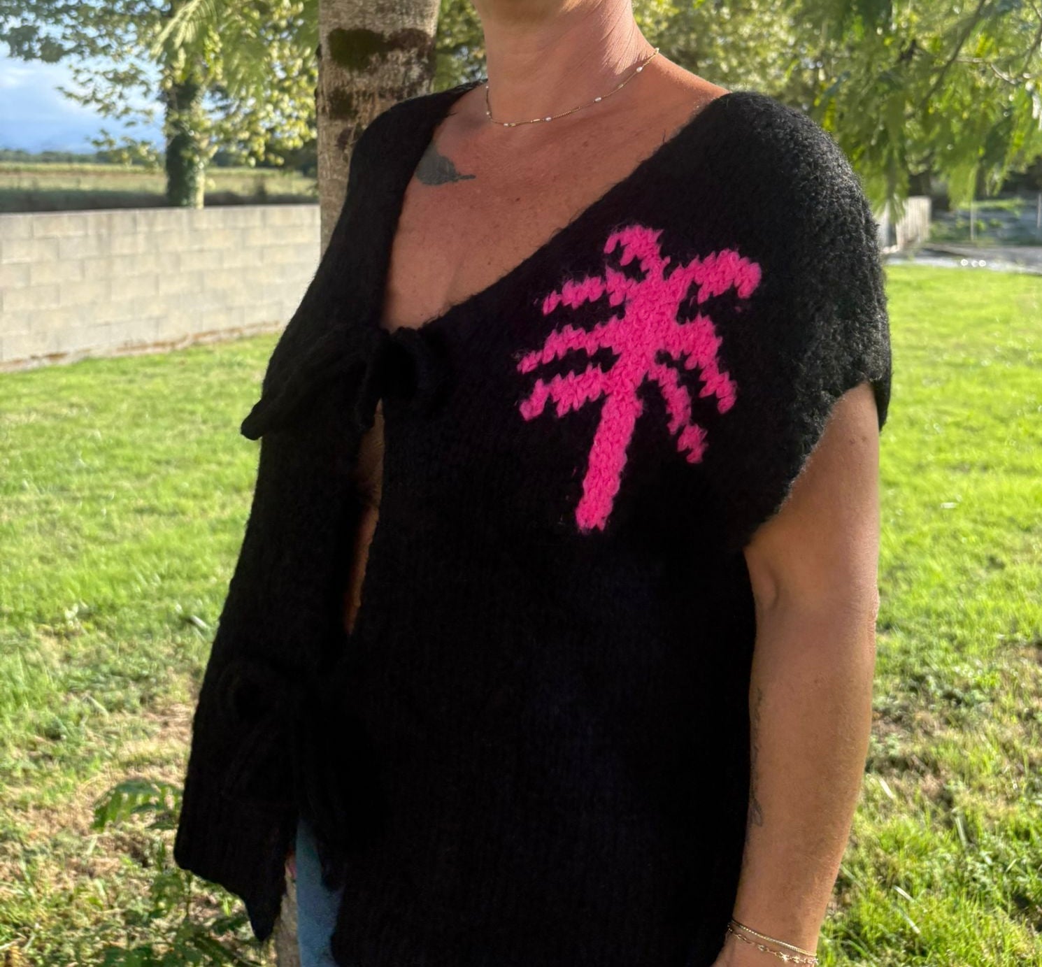 Gilet Palm noir